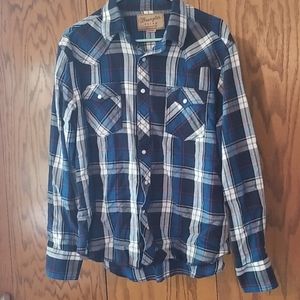 Large Wrangler Men's Flannel